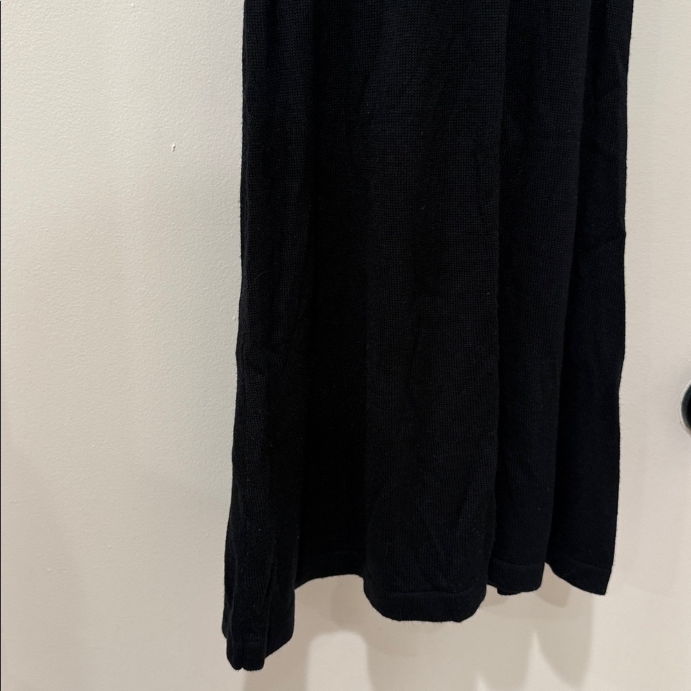 Athleta Black Short Sleeve Sweater Dress Sz S - Picture 5 of 7